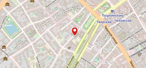 Кофе на Большой Бронной на карте