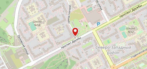 Спорт-бар на Сергеева проезд на карте