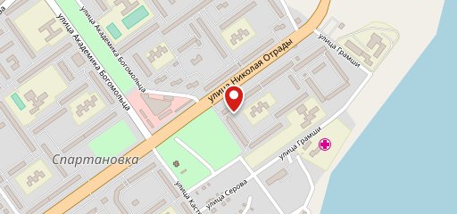 Спорт-кафе "Подвал" на карте