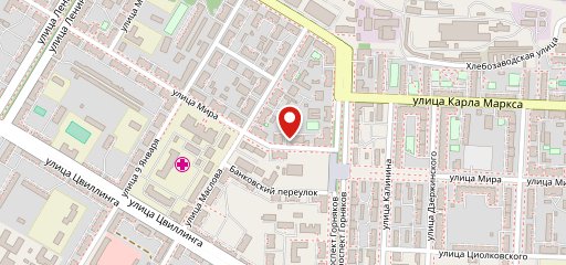 Спортбар на Горняков на карте
