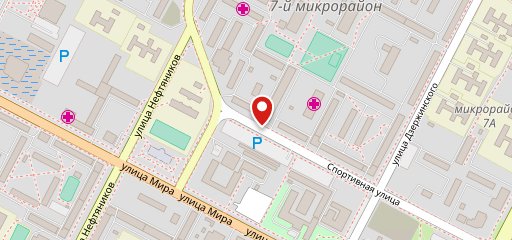 Спортивная 7 г. Луч, кафе Луч на карте