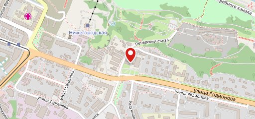 Спортивное Кафе на карте