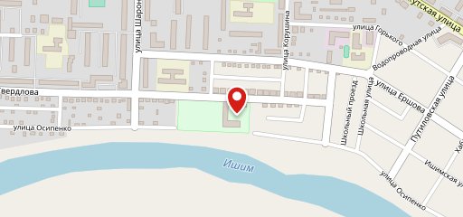 Спортивный дворик на карте