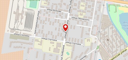 Спутник на карте