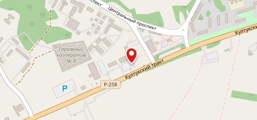 Спутник на карте