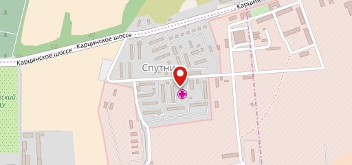 Спутник на карте