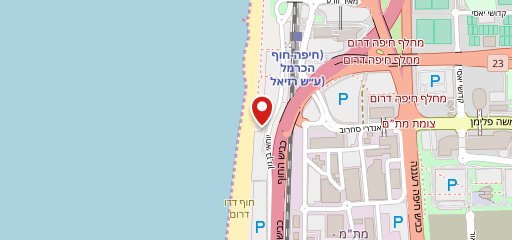 Пляжный ресторан Stalbeach Haifa на карте