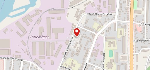 Сталовая N6 ААТ "Гомельдрэў" на карте