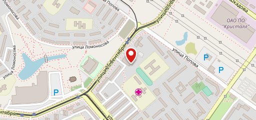 Тарелка на карте