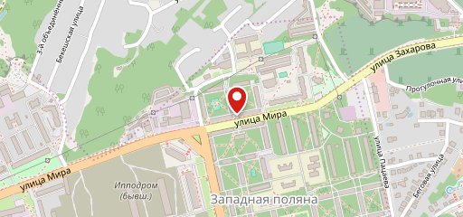 Трактир на Западной на карте