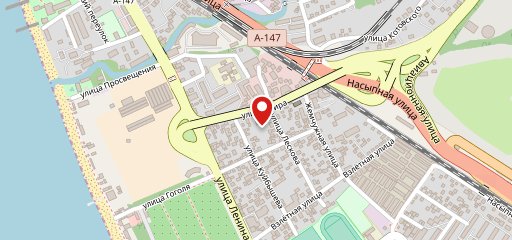 Старая Гагра на карте