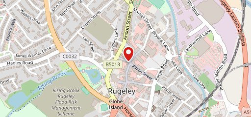 Starburger Rugeley на карте