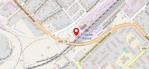 Старорусская мельница на карте