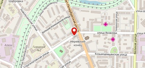 Старорусская мельница на карте