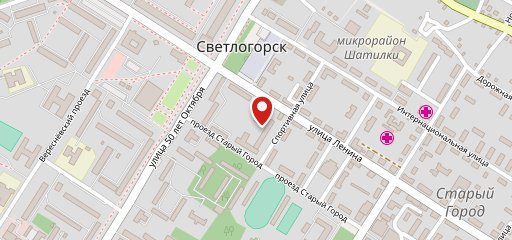 Старый город на карте