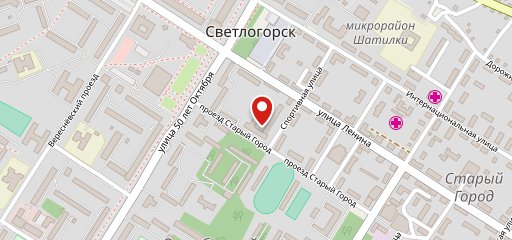 Старый город на карте