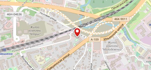 Старый замок на карте