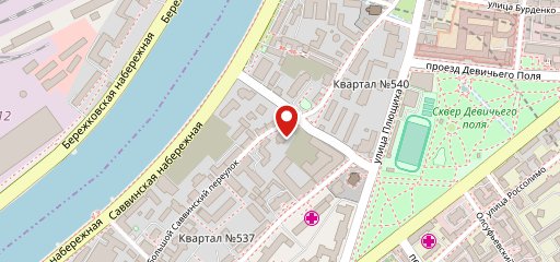 Старый город на Плющихе на карте