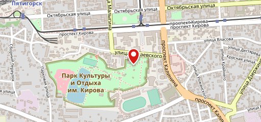 Старый Парк, Кафе на карте