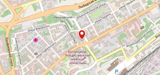 Столовая на карте