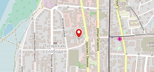 Антрекот на карте