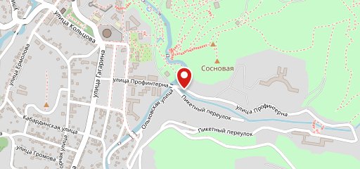 Стеклянная струя на карте
