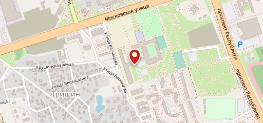 СТОЛОВАЯ N 12 ГУО БРЕСТСКИЙ ТЕХНИЧЕСКИЙ УНИВЕРСИТЕТ на карте