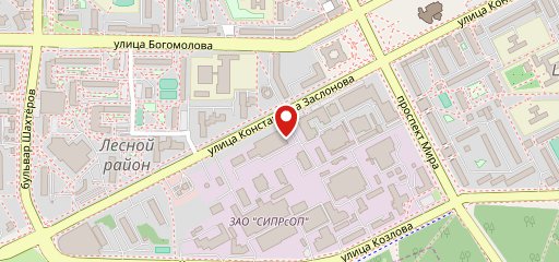 Столовая N 6 Ап Купалинка на карте