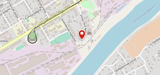 Столовая ОАО "Витебскдрев" на карте