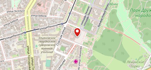 Столовая № 1 администрации Ульяновской области на карте