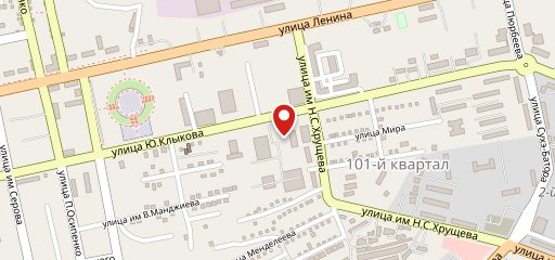 Столовая №1 на карте