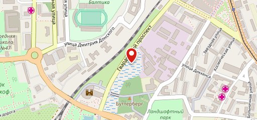 Столовая №21 на карте