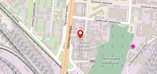Столовая №1 на карте