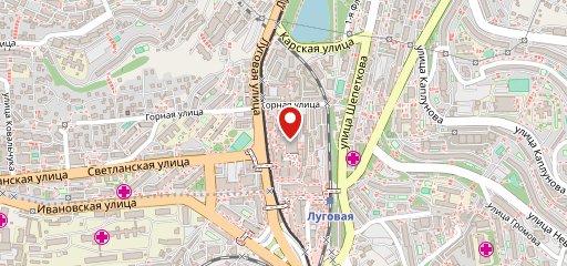 Столовая #1 на Луговой на карте