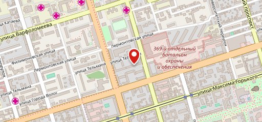 Столовая № 1 Причал на карте