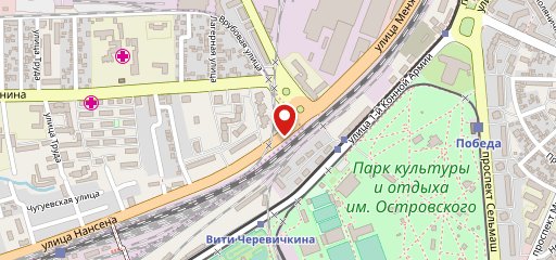 Столовая №1 на карте