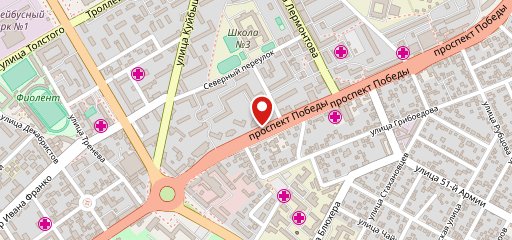 Столовая № 1 на карте
