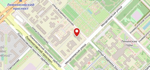 Столовая № 10 Комбината питания МГУ на карте