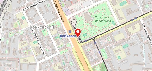 Столовая № 12 на ст. м. «Войковская» на карте