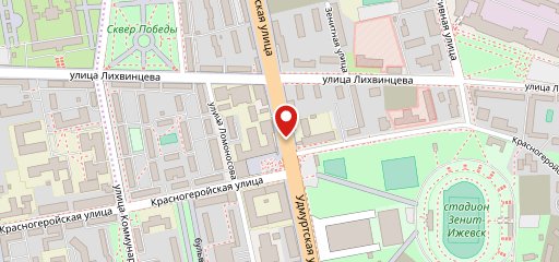 Столовая, 2 корпус, УдГУ на карте