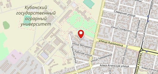 Столовая #2 КубГАУ на карте