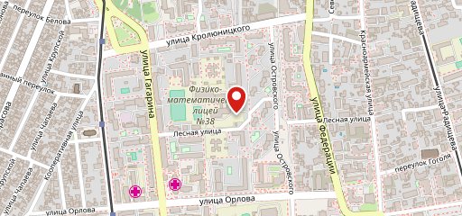 Столовая 38 Лицея на карте