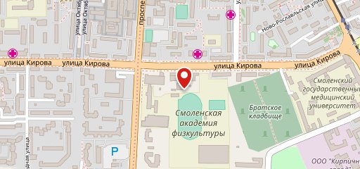 Столовая № 4 Института Физкультуры на карте