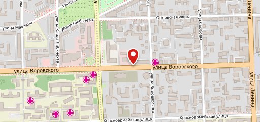 Столовая на карте