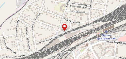 Столовая #5 Локомотивного депо Орша на карте