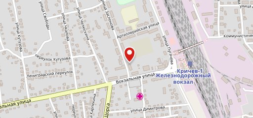 Столовая на карте