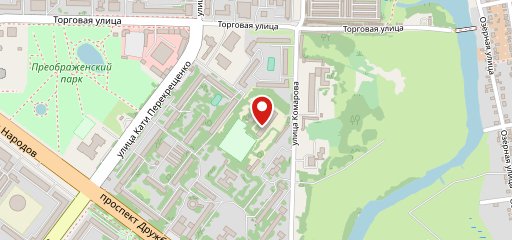 Столовая на карте