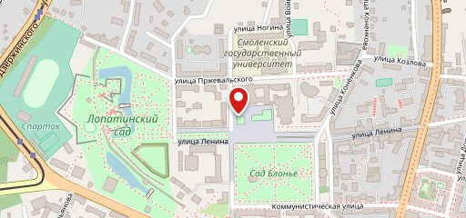 Столовая администрации Смоленской области, ОГУ на карте