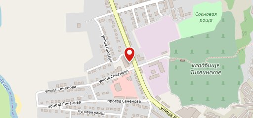 Столовая на карте