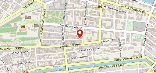 Столовая на карте